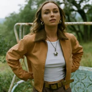 Mechanic Women's Garage Sherpa Zip Jacket - Tobacco Brown