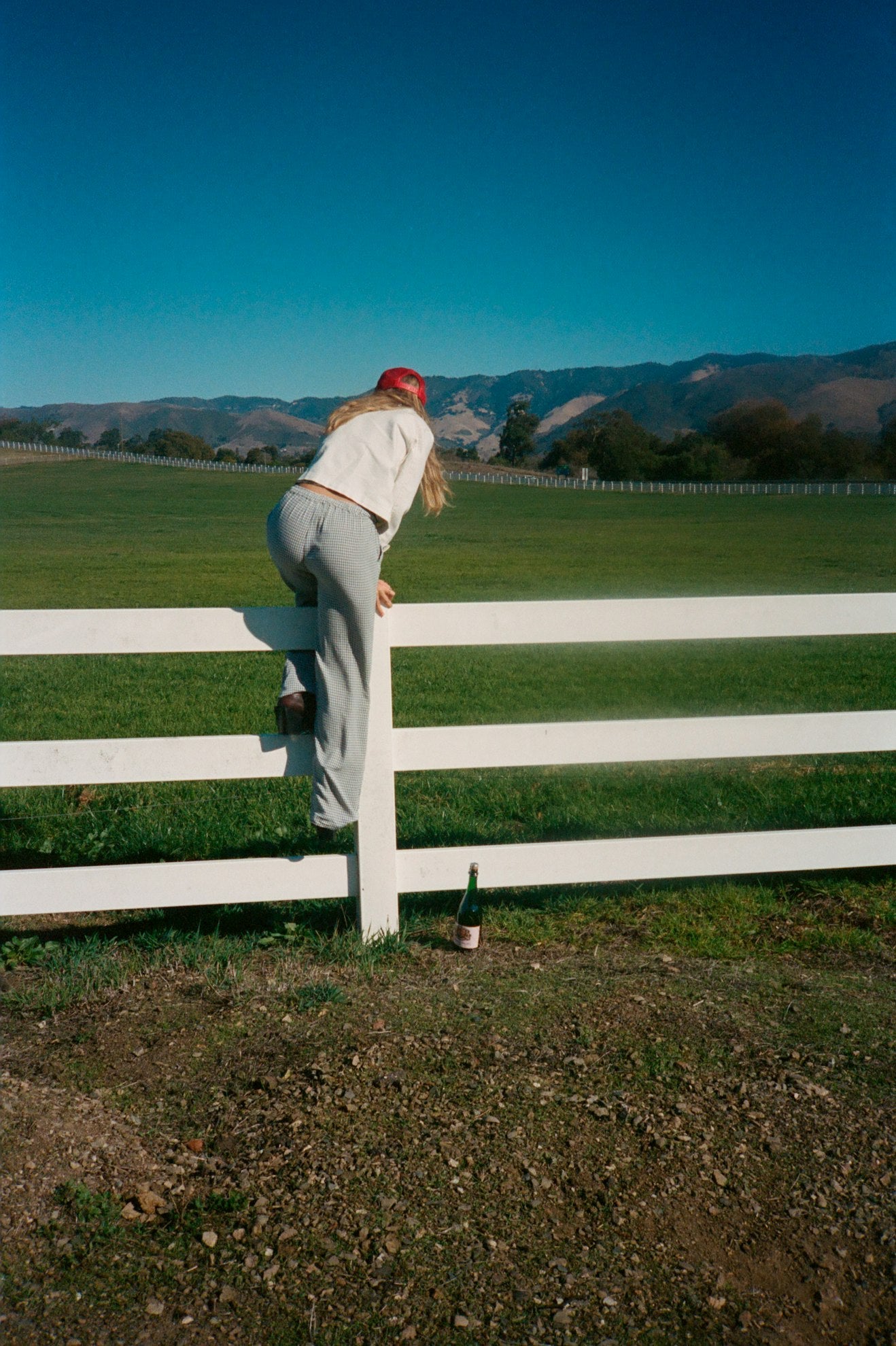 Hudson Lounge Pant - Azure Blue Gingham - Image 6